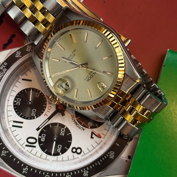 Tudor Gold and Silver Watch - Picture 7 of 7